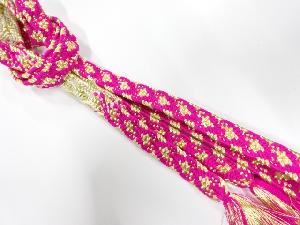 正絹　手組帯締め